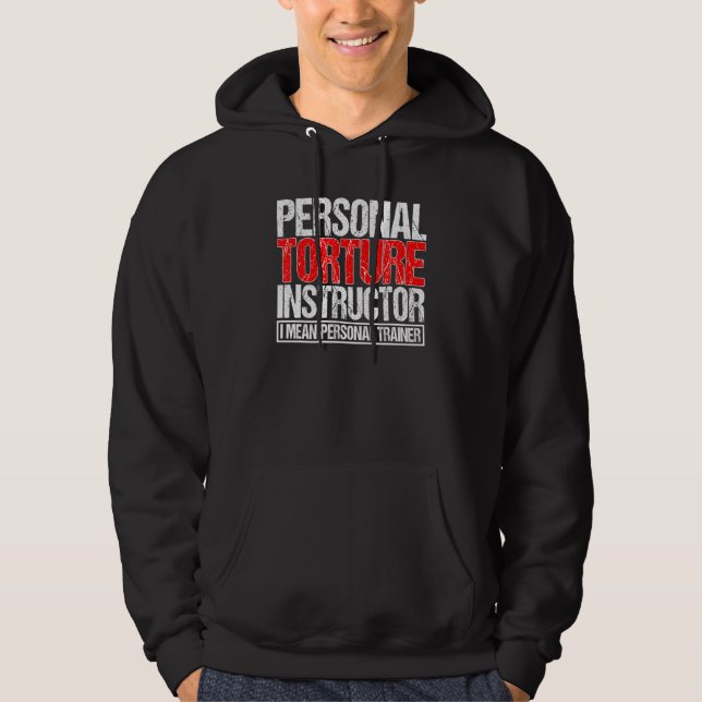 Veste À Capuche Instruction Sur La Torture Personnelle Je Veux Dir (Devant)