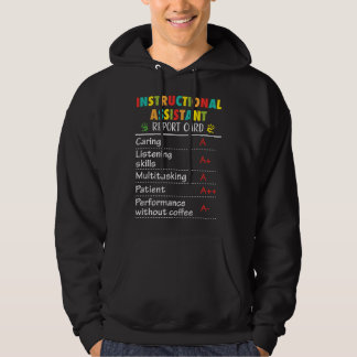 Veste À Capuche Instructional Assistant Funny Report Appreciation 