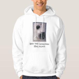 Veste À Capuche INTERDIRE LA CHASSE DE SEAL Harp Seal Wildlife Sup