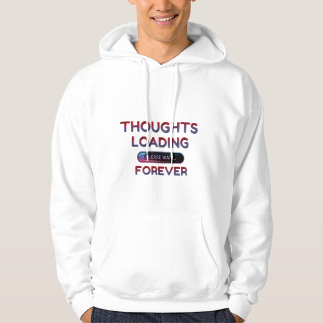 Veste À Capuche Interrompre mentalement (Devant)