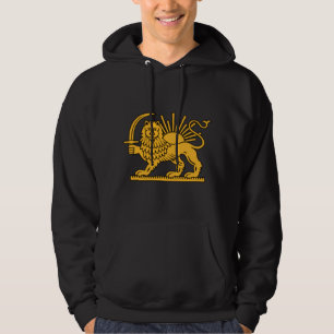 Veste À Capuche Iran Lion Sun Achemenid Empire dynastie Safavide