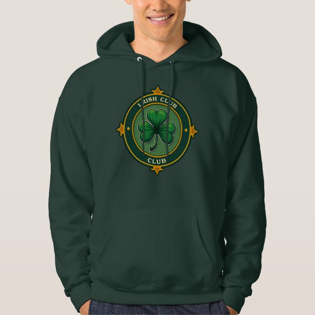 Veste À Capuche Irish Club St Patrick’s Day Shirt – camiseta (Devant)