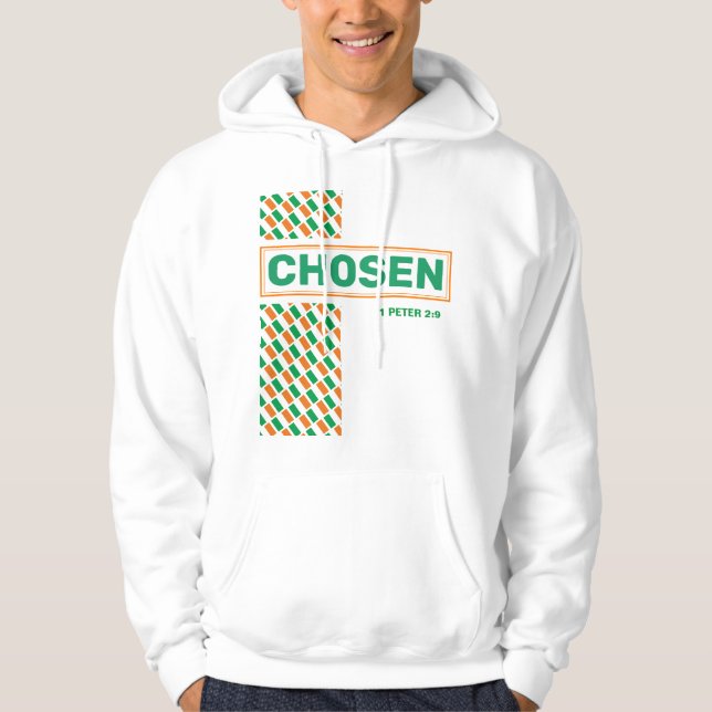 Veste À Capuche IRLANDE Personnalité chrétienne CHOISIE Saint Patr (Devant)