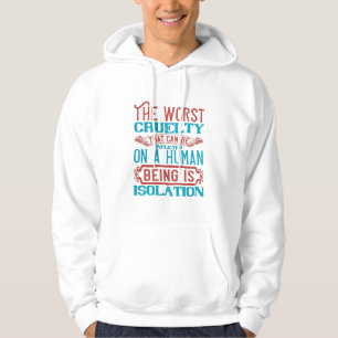 Veste À Capuche Isolement de quarantaine Conscience de la couronne