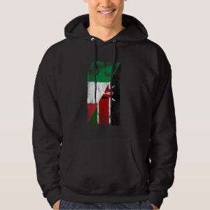 Veste À Capuche Italie Kenya Drapeaux - Italie Kenyan