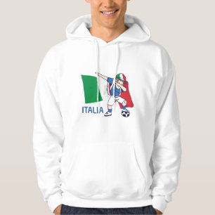 Veste À Capuche Italie Ventilateur de football Enfant dabbing éco