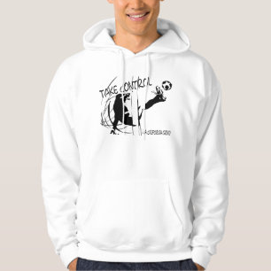 Veste À Capuche j2A prennent le sweatshirt du football de contrôl