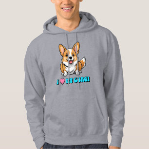 Veste À Capuche J'adore mon Corgi