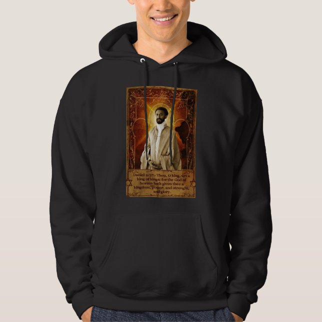 Veste À Capuche Jah Rastafari Rasta Livity INI Love Roots (Devant)