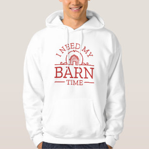 Veste À Capuche J'Ai Besoin De Mon Temps De Grange