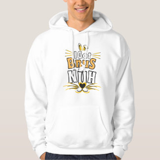 Veste À Capuche J'ai des buns, Hun Lapin