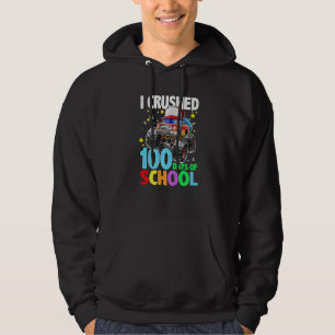 Veste À Capuche J'ai écrasé 100 jours d'école garçons Monster Truc
