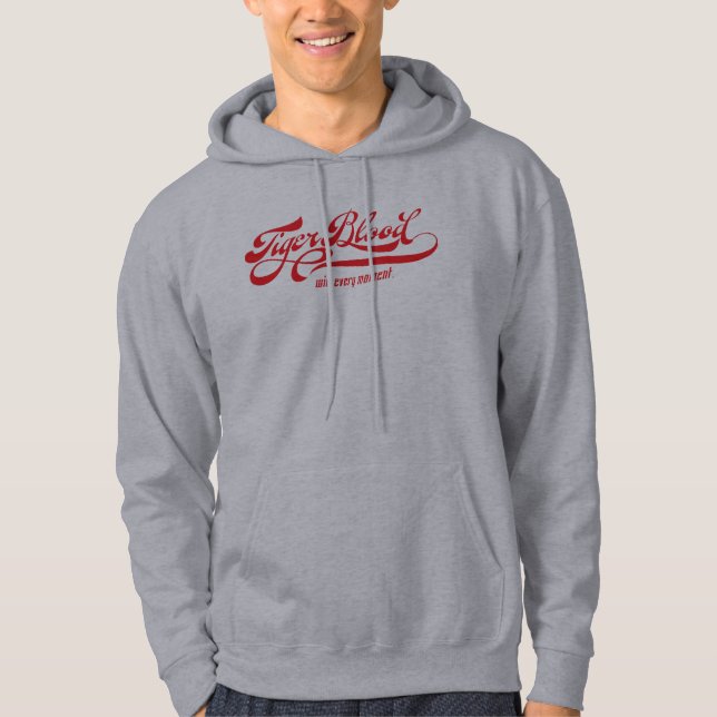 Veste À Capuche J'ai la chemise d'homme de sang de tigre (Devant)