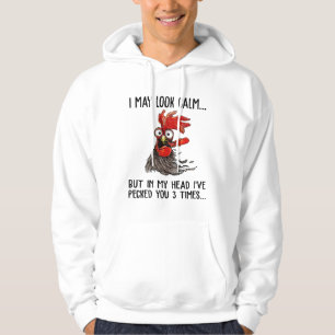 Veste À Capuche J'Ai L'Air Calme Mais Dans Ma Tête Je T'Ai Choisi