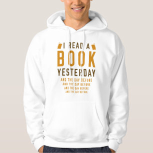 Veste À Capuche J'Ai Lu Un Livre Hier