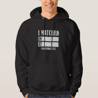 Veste À Capuche J'ai obtenu mon résidentiat Journée de l'affectati