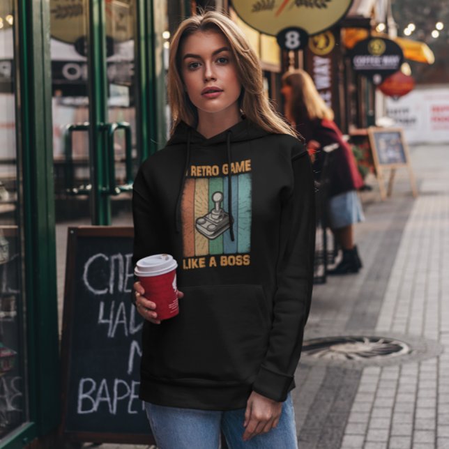 Veste À Capuche J'Ai Retro Jeu Comme Un Patron - Jeu Vidéo (Créateur téléchargé)
