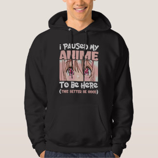 Veste À Capuche J'Ai Suspendu Mon Animation D'Être Ici Animation J