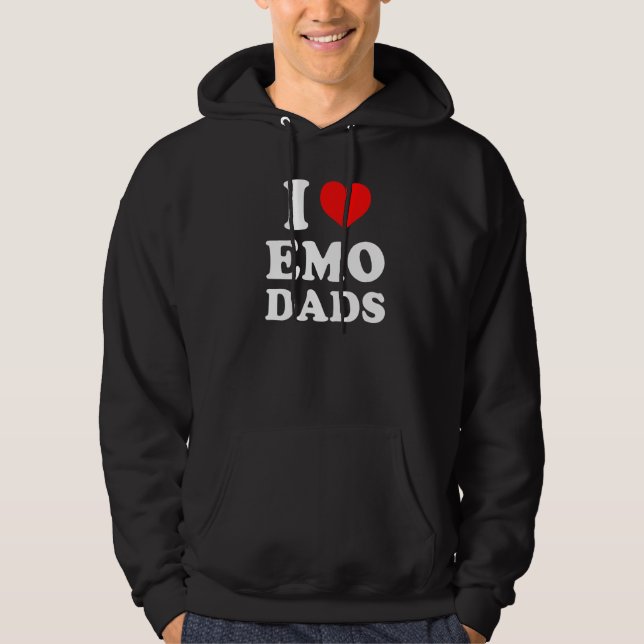 Veste À Capuche J'Aime Emo Dads (Devant)