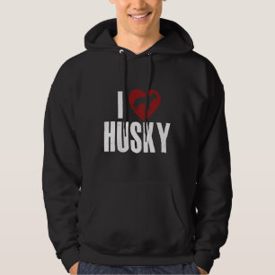 Veste À Capuche J'Aime Husky
