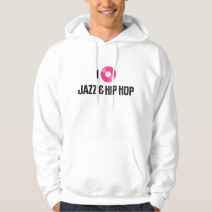Veste À Capuche J'aime le jazz et le Hiphop