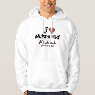 Veste À Capuche J'aime le meilleur de Muhammad-Le de la création