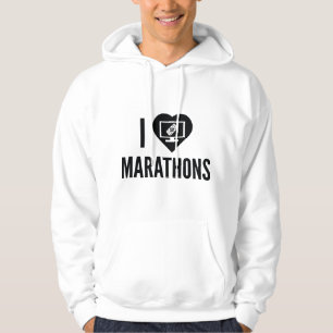 Veste À Capuche J'aime les marathons