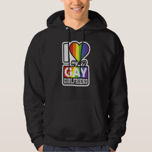 Veste À Capuche J'Aime Ma Gay Girlfriend Fierté