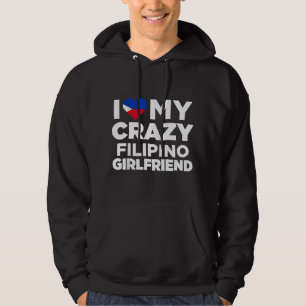 Veste À Capuche J'aime ma petite amie philippine folle Philippines