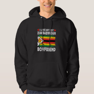 Veste À Capuche J'aime mon ami boyami zimbabwéen chaud Couple Zimb