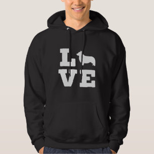 Veste À Capuche J'Aime Mon Chien Animal Corgi