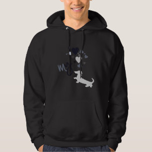 Veste À Capuche J'Aime Mon Dachshund !
