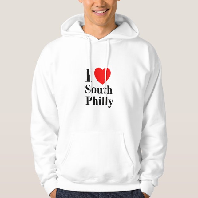 Veste À Capuche J'aime Philly du sud Hoody (Devant)