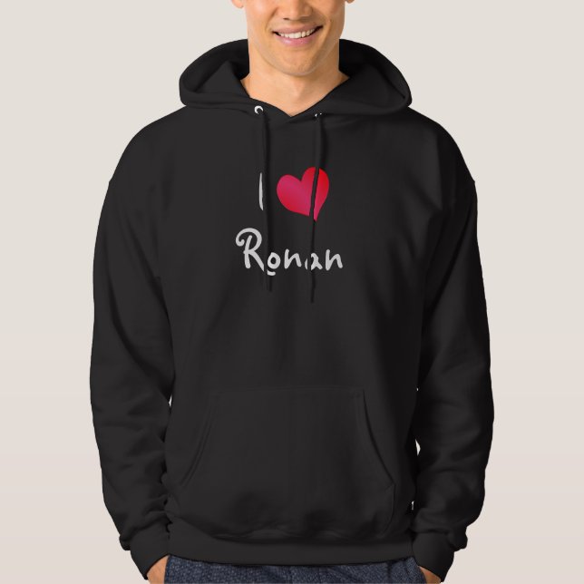 Veste À Capuche J'aime Ronan (Devant)