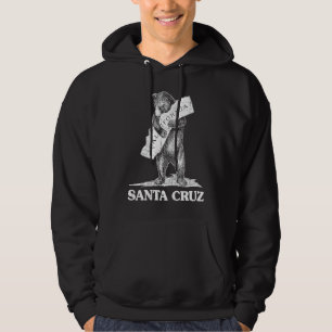 Veste À Capuche J'aime Santa Cruz Californie  Ours Câlin Californi