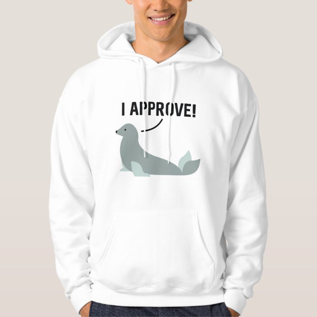 Veste À Capuche J'approuve (Devant)