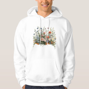 Veste À Capuche jardin botanique de prairie fleurie