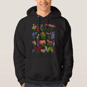 Veste À Capuche Jardin botanique plantes Fleur sauvage