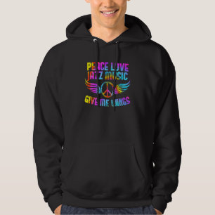 Veste À Capuche Jazz dire paix signe jazz musique paix amour jazz