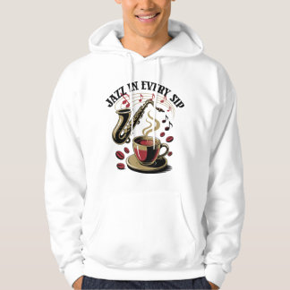Veste À Capuche Jazz in Every Sip Coffee Lover Graphic Tee