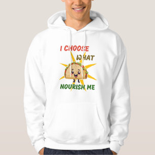 Veste À Capuche Je choisis ce qui me nourrit