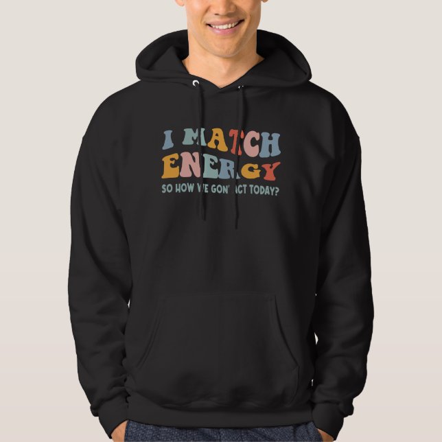 Veste À Capuche Je fais correspondre le sweat-shirt Energy (Devant)