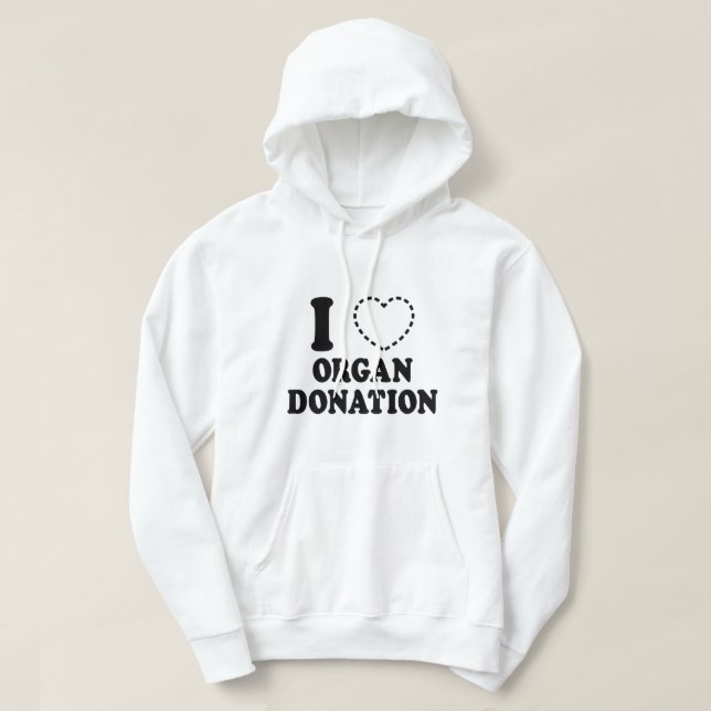 VESTE À CAPUCHE JE {MANQUE LE COEUR} DON D'ORGE (Design devant)