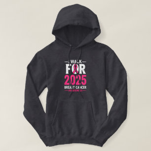 Veste À Capuche Je Marche Pour Le Cancer Du Sein De 2025
