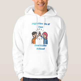 Veste À Capuche Je n'aime pas le sweat-shirt de l'école