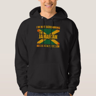 Veste À Capuche Je ne hurle pas Je suis jamaïcain Jamaïque 2