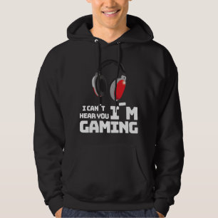 Veste À Capuche Je Ne Peux Pas Vous Entendre Je Joue E-Sport