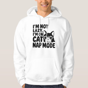 Veste À Capuche Je ne suis pas blonde, je suis en mode Nap chat