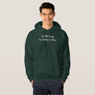 Veste À Capuche Je ne suis pas un T-Shirt blond