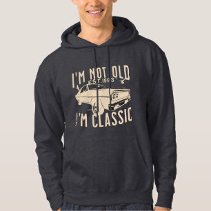 Veste À Capuche Je ne suis pas vieux Im classique rétro 1993 homme